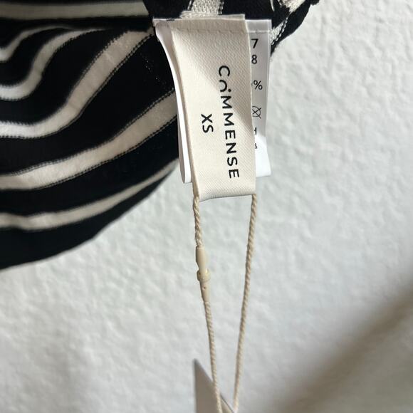 Commense Striped Crop Tank Top XS NWT - Picture 2 of 6